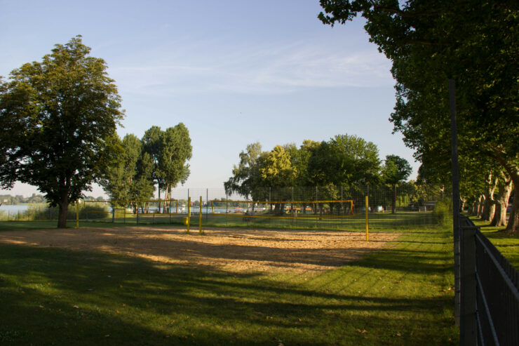 Volleyballplatz am Seebad Prenzlau, Foto: Alena Lampe
