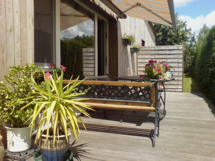 Terrasse der Pension "Zum Wiesengrund", Foto: Fam. Bertermann (tmu GmbH)